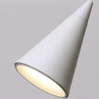 Modern Minimalist Cone Iron Aluminum Acrylic LED Pendant Light for Bedroom