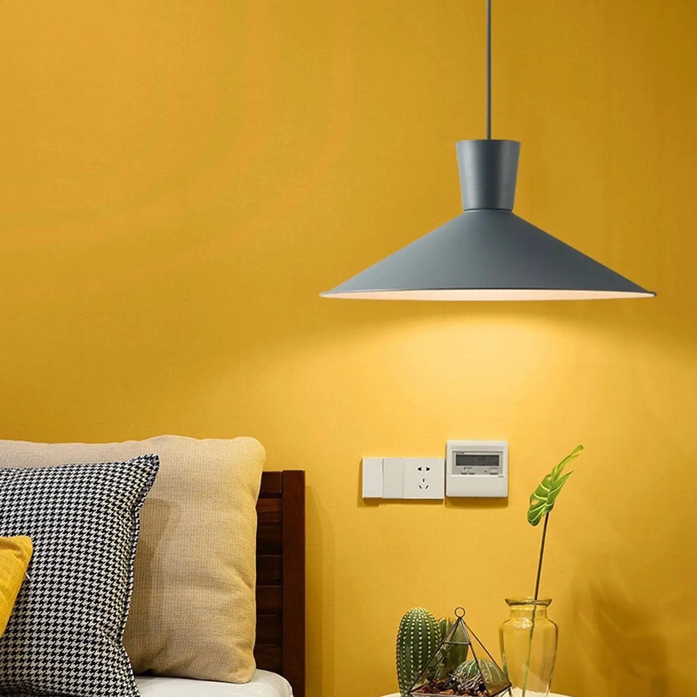 Nordic Macaron Color Solid Color Minimalist 1-light Pendant Light Lumendat