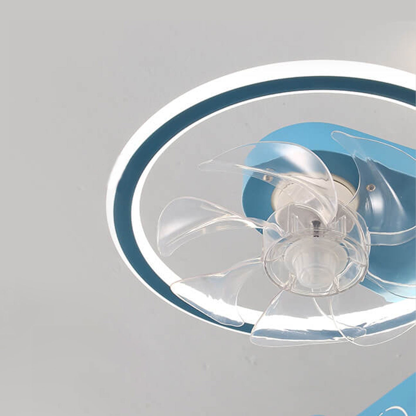 Lumendat Creative Cartoon Aircraft Kids Flush Mount Ceiling Fan Light Lumendat