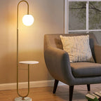Nordic Minimalist Iron Marble Table LED Standing Floor Lamp Lumendat
