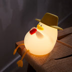 Creative Cartoon Silicone Duck Pat LED Night Light Table Lamp Lumendat