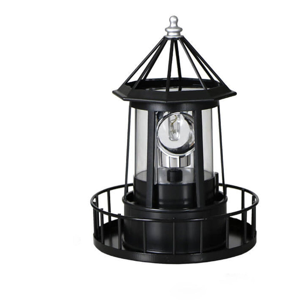 Creative Solar Rotating Tower Resin Hardware LED Garden Decoration Landscape Light Lumendat