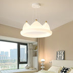 Lumendat Contemporary Creative Kids Crown Iron PE LED Pendant Light For Bedroom Lumendat