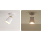 Nordic Macaron Column 1-light Semi-flush Mount Ceiling Light