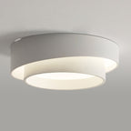 Modern Minimalist Overlapping Round LED Flush Mount Ceiling Light BulbSquare