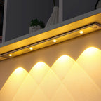 Ultra-thin Smart LED Human Sensor Charging Hill Ripple Light Strip Lumendat