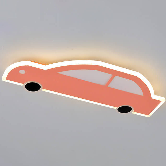 Lumendat Cartoon Creative Car Shape Iron LED Flush Mount Ceiling Light Lumendat