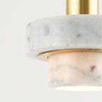 Modern Light Luxury Marble Metal 1-light Pendant Light