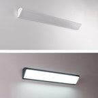 Contemporary Industrial Rectangular Aluminum PC Waterproof LED Wall Sconce Lamp For Outdoor Patio