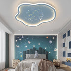 Lumendat Contemporary Creative Kids Cloudy Iron Silicone LED Flush Mount Ceiling Light For Bedroom Lumendat
