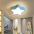 Cartoon Creative Star Shape LED Flush Mount Ceiling Light