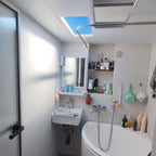 Modern Minimalist Smart Blue Sky Metal LED Flush Mount Ceiling Light for Living Room BulbSquare