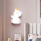 Lumendat Creative Cartoon Rabbit Unicorn Kids LED Wall Sconce Lamp Lumendat