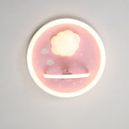 Lumendat Contemporary Creative Resin Kids Cartoon LED Flush Mount Ceiling Light For Bedroom Lumendat