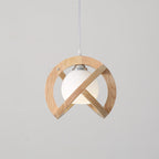 Japanese Wabi-sabi Log 1-Light Pendant Light