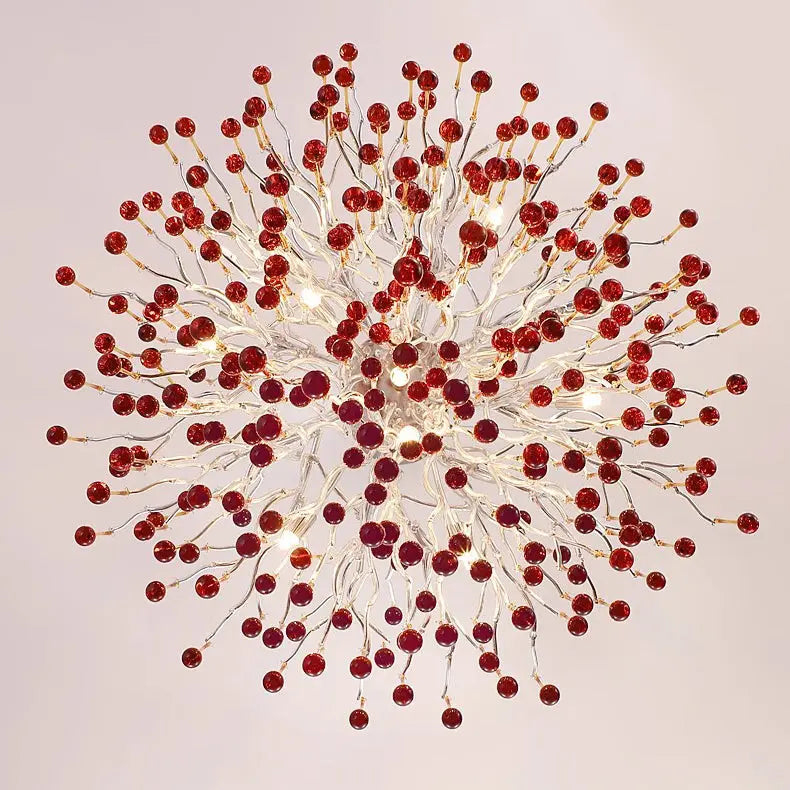 Modern Luxury Crystal Glass Aluminum Branch Water Drop 6/8/10/14 Chandeliers for Dining Room Lumendat