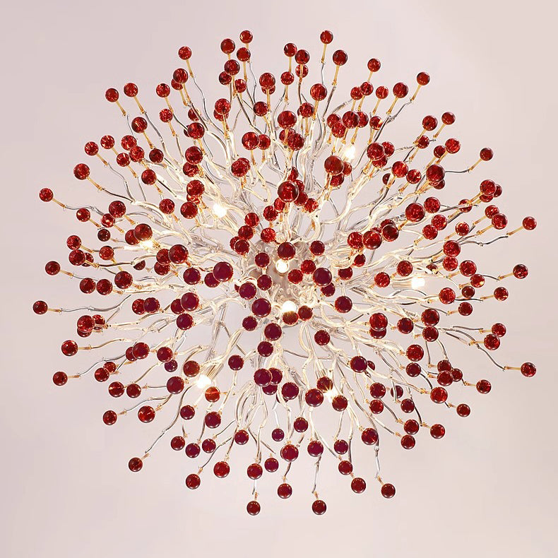 Modern Luxury Crystal Glass Aluminum Branch Water Drop 6/8/10/14 Chandeliers for Dining Room