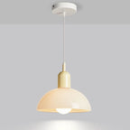 Modern Minimalist Glass Hemisphere 1-light Pendant Light BulbSquare