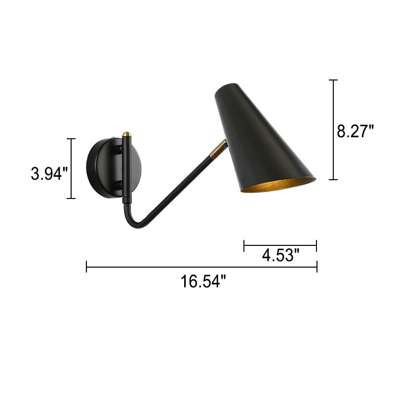 Nordic Creative Simple Rotating 1-Light Wall Sconce Lamp Lumendat
