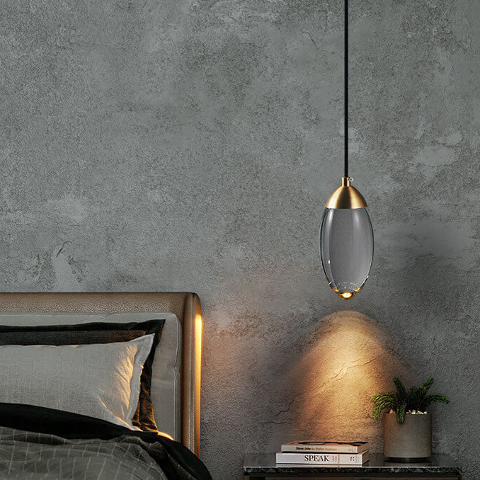 Modern Teardrop Crystal LED Pendant Light BulbSquare