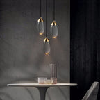 Modern Teardrop Crystal LED Pendant Light BulbSquare