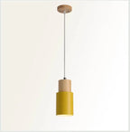 Nordic Macaron Cylinder Aluminum 1-light Single LED Pendant Light Lumendat