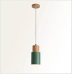 Nordic Macaron Cylinder Aluminum 1-light Single LED Pendant Light Lumendat