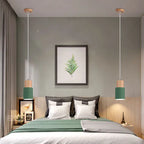 Nordic Macaron Cylinder Aluminum 1-light Single LED Pendant Light Lumendat