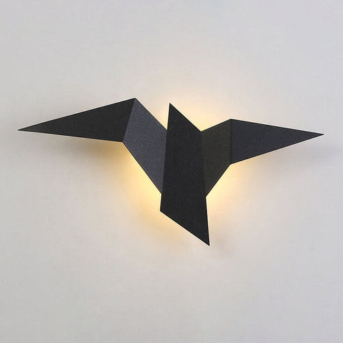 Modern Creative Flying Bird Metal 1-Light LED Wall Sconce Lamps