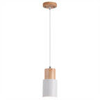 Nordic Macaron Cylinder Aluminum 1-light Single LED Pendant Light Lumendat