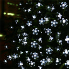 LED Solar Sakura String Lights Waterproof Outdoor Fairy Flower Lights Lumendat