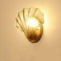 Creative Glass Shell 1-Light Wall Sconce Lamp