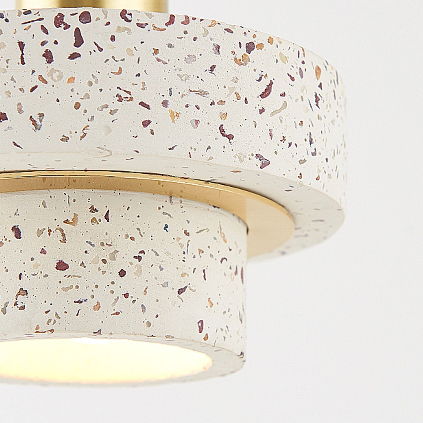 Modern Light Luxury Marble Metal 1-light Pendant Light