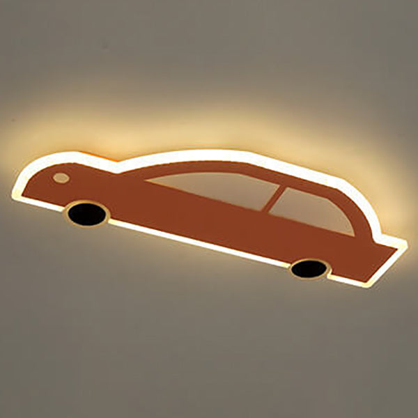 Lumendat Cartoon Creative Car Shape Iron LED Flush Mount Ceiling Light Lumendat