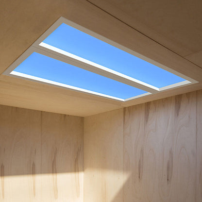 Modern Minimalist Smart Blue Sky Metal LED Flush Mount Ceiling Light for Living Room