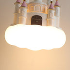Lumendat Contemporary Nordic Kids Resin PVC PE Castle 1-Light Pendant Light For Bedroom Lumendat