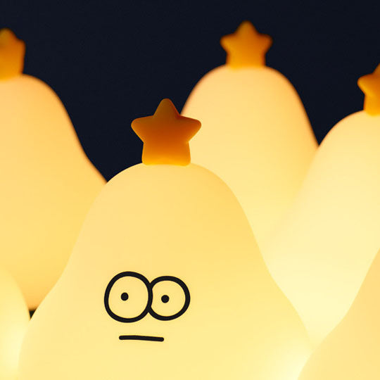 Lumendat Creative Cartoon Pear Silicone Timing LED Night Light Table Lamp Lumendat