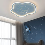 Lumendat Contemporary Creative Kids Cloudy Iron Silicone LED Flush Mount Ceiling Light For Bedroom Lumendat
