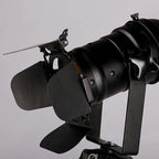 Industrial Vintage Solid Wood Iron Photographer Tripod 1-Light Standing Floor Lamp Lumendat