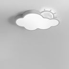 Lumendat Nordic Minimalist Cloudy Sun LED Kids Flush Mount Ceiling Light Lumendat