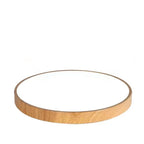 Contemporary Scandinavian Round Pvc Iron LED Flush Mount Ceiling Light for Bedroom BulbSquare