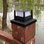 Outdoor Solar Pillar Head Light Square Pillar Head Light Garden Light Lumendat