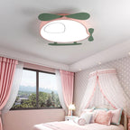 Lumendat Cartoon Creative Colorful Aircraft LED Eye Protection Kids Flush Mount Ceiling Light Lumendat