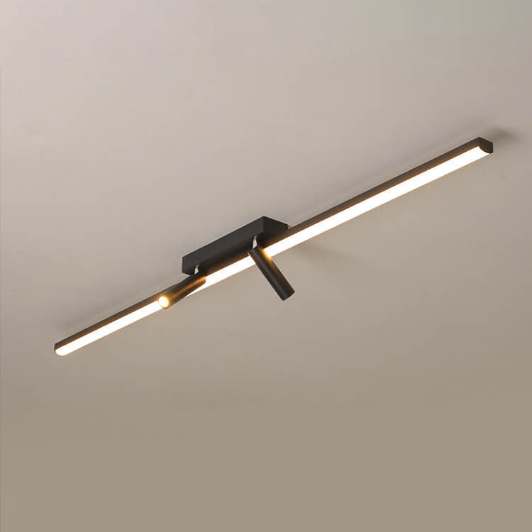 Nordic Minimalist Acrylic Long Strip Track Spotlight LED Flush Mount Ceiling Light Lumendat