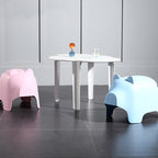 Lumendat Modern Minimalist Plastic Cloud Design Four Legs Kids Table For Living Room Lumendat