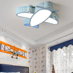 Lumendat Cartoon Creative Luminous Aircraft Design LED Flush Mount Ceiling Light Lumendat