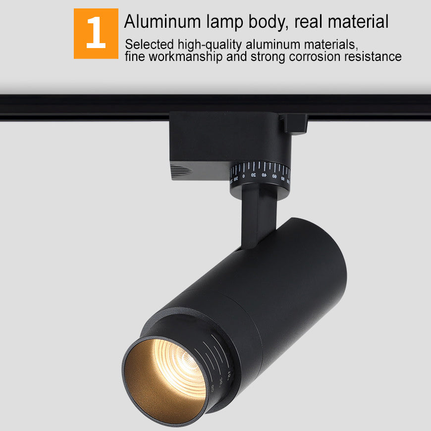 Modern Minimalist Adjustable Dimmable Focus Dimming Spotlight Tubular Track Lighting 3/4/5 Light LED Flush Mount for Living Room