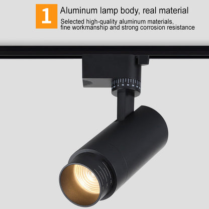 Modern Minimalist Adjustable Dimmable Focus Dimming Spotlight Tubular Track Lighting 3/4/5 Light LED Flush Mount for Living Room
