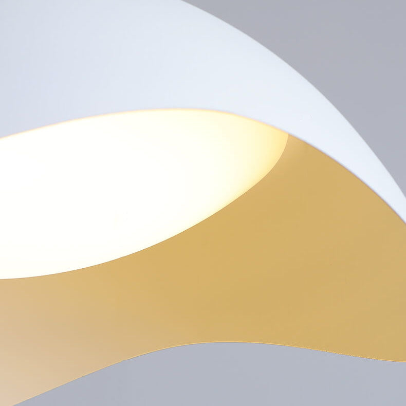 Nordic Minimalist Dome Wave Design LED Pendant Light BulbSquare
