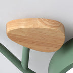Contemporary Creative Bicycle Acrylic Wood LED Kids Flush Mount Ceiling Light for Living Room
